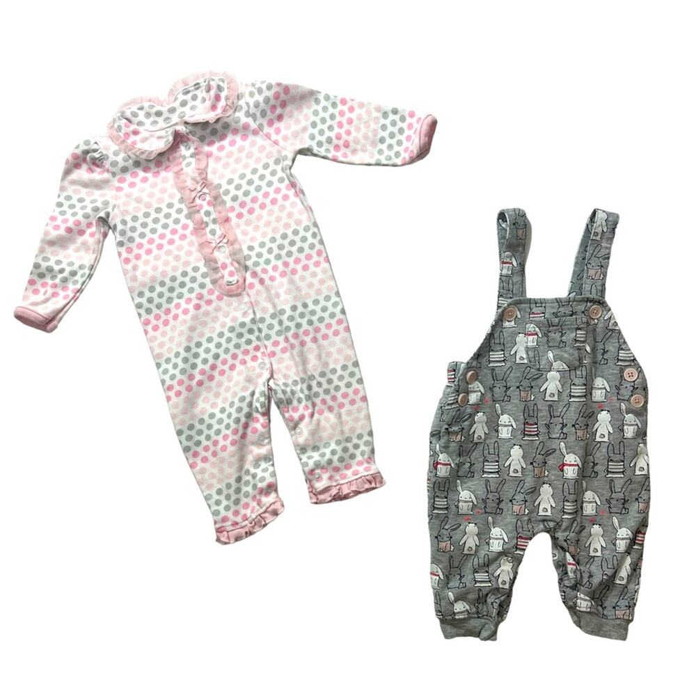 Bundle of 2 ~ Baby Girl ~ 0-3 and 3 Months. Gymboree 0-3 Mo & Koala Baby 3 Mo